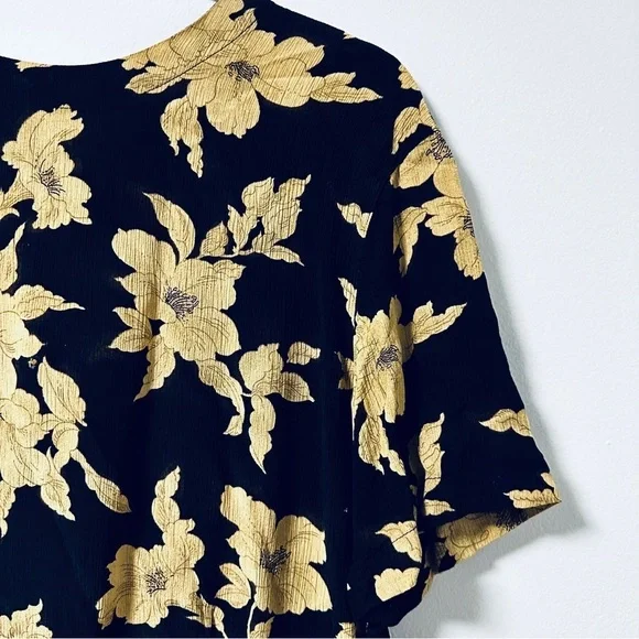 Vintage 80s/90s Rena Rowan Dark Floral Top Maxi Skirt Set Women’s Size 10 Retro - Picture 6 of 16